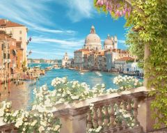Фреска Венеция с живописным видом