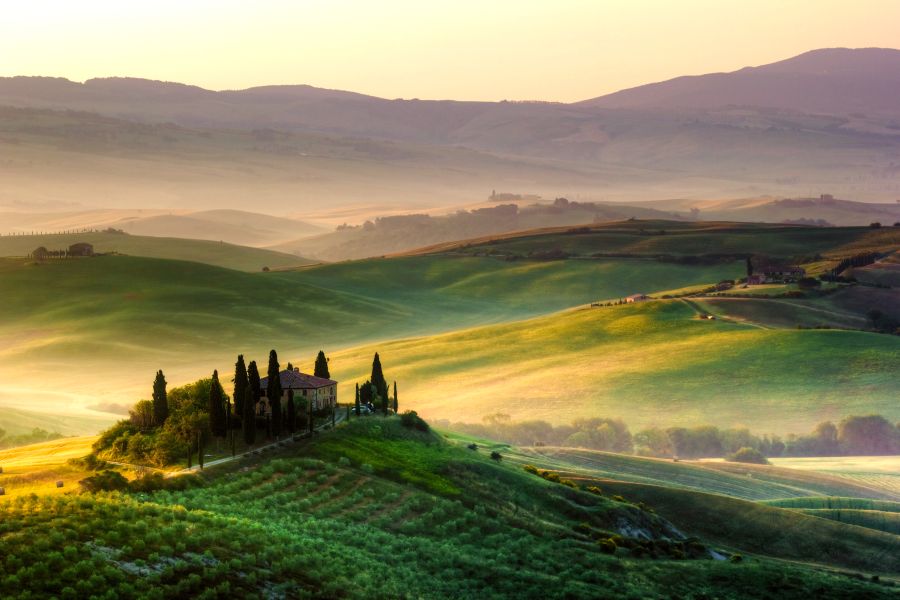 Фреска Тосканский пейзаж